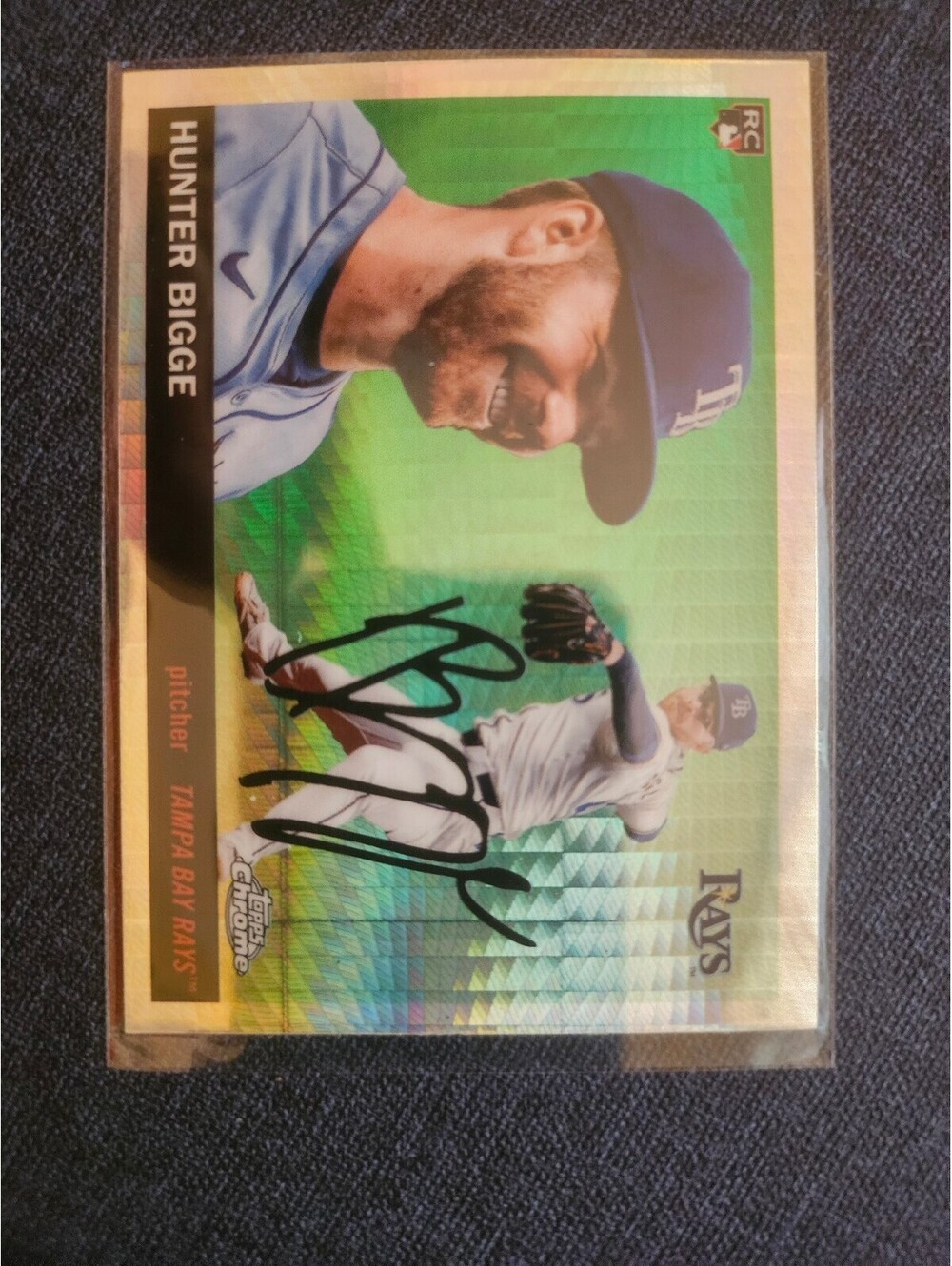 Hunter Bigge (RC) [Prism] #296 [Rookie] 2025 Topps Chrome Platinum